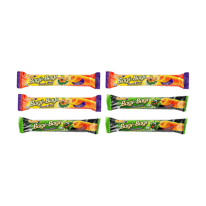 スイートコーンスティック＋海藻風味コーンスティック 2.12 oz【2種 6コンボパック】