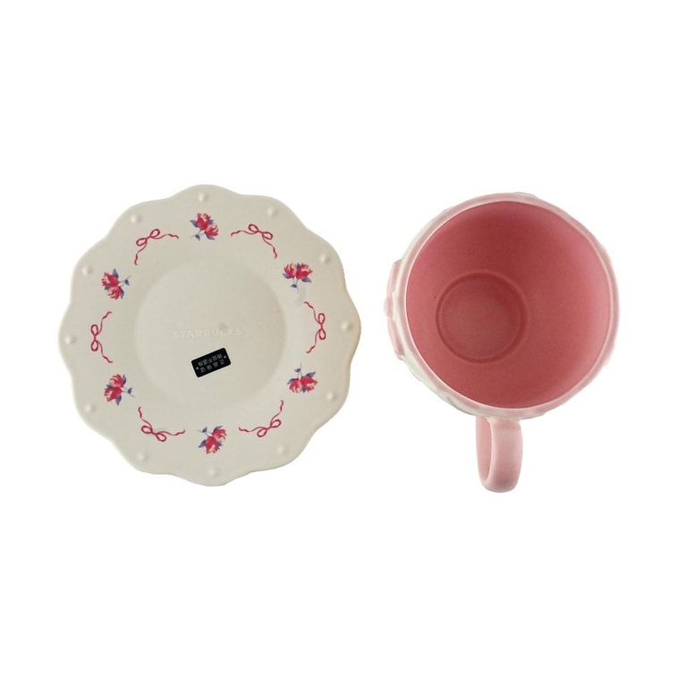 スターバックス マーク カップ＆ソーサー 2点セット アフタヌーンティーカップセット 310ml [ガーデンワルツ] 6