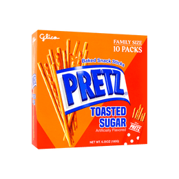 Pretz Roasted Pretzel Sticks 10packs Party Size 180g