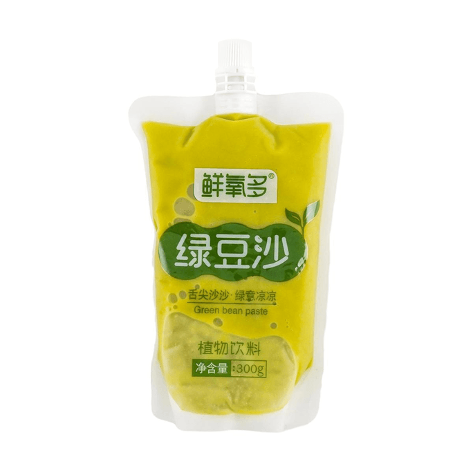 鲜氧多 吸吸绿豆沙 谷物饮品 300g【清凉绿豆汤】【冰冰涼涼更好喝】【亚米独家】