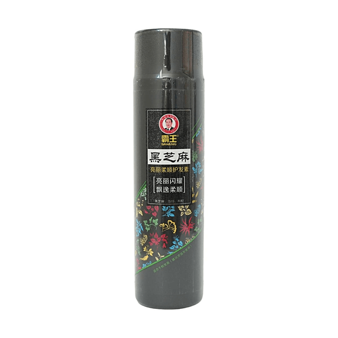 霸王 黑芝麻亮丽柔顺护发素450g