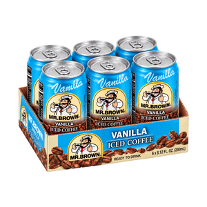 Vanilla Iced Coffee, Ready-to-Drink Cans, 8.12 fl oz (240 Ml), Pack Of 6