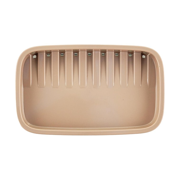 BDO 家用肥皂盒 架子双层沥水 免打孔卫生间收纳香皂盒皂碟 13.7×8.5×2.4cm 7