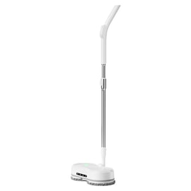 Wireless Electric Mop, Household Automatic Cleaning No Rinse Floor Cleaner, Spray Scrubbing All-in-One Lazy Mop White 1 Set