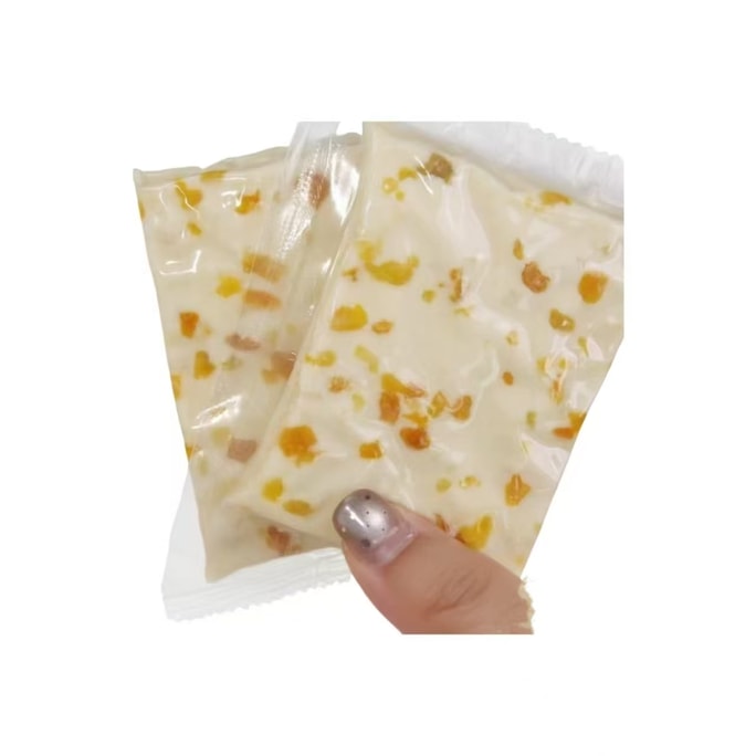 Handmade dairy products yellow peach fruit cheese slices yellow peach flavor 50g*1 bag