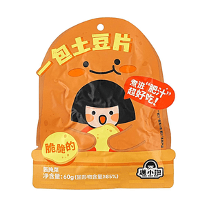 满小饱 一包土豆片 60g 【脆爽口感】【肥汁米线灵魂伴侣】