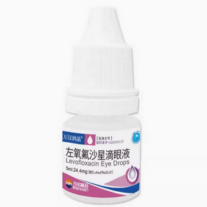   万汉润晶 左氧氟沙星滴眼液 5ml:24.4mg*5ml*1支/盒