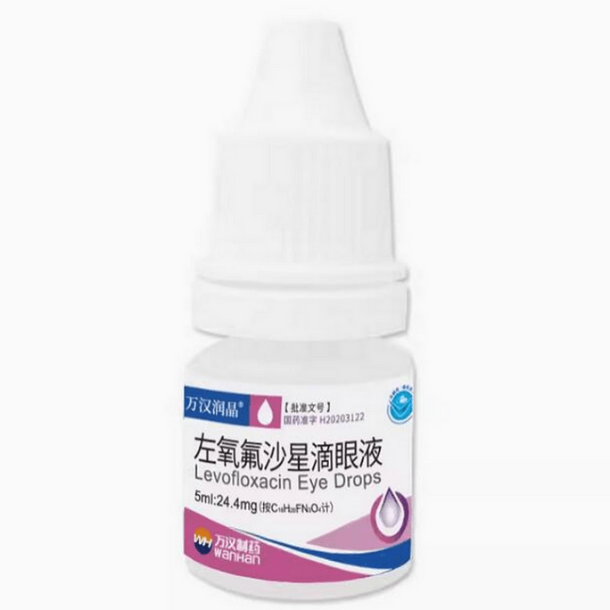 Levofloxacin Eye Drops 5ml: 24.4mg * 5ml * 1 Tube/box
