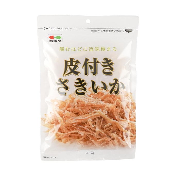 日本KANETA 帶皮魷魚絲 58g