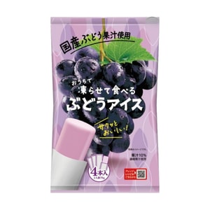 Kyoho Fruit Juice For Frozen Consumption. Fruit Juice Popsicles, Kyoho Flavor, 280g (70g X 4 Bags).