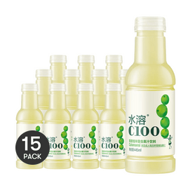 农夫山泉 水溶C100 青皮桔味 复合果汁饮料 445ml*15【15瓶装】