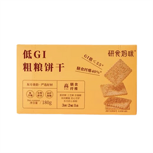 【中國直郵】 十月結晶 研食媽咪低GI粗糧餅乾孕婦小零食高纖無蔗糖添加飽腹代餐180g