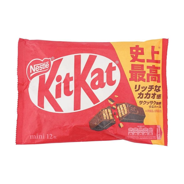 日本NESTLE雀巢 KITKAT巧克力塗佈威化餅乾 草莓口味 袋裝 10枚裝 7