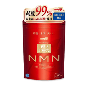 【日本直邮】 日本 MEIJI 明治 明治 氨基胶原蛋白粉NMN补充美容养颜 约28日份 196g