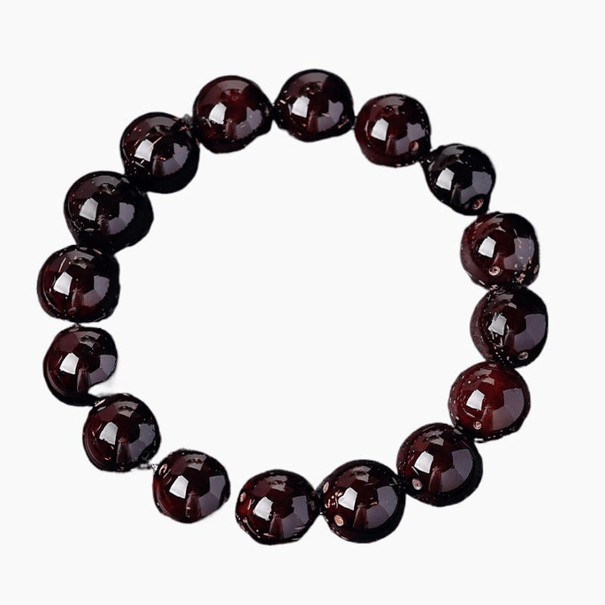 【中國直郵】 緣來花開 高端招財紫金鼠菩提子手串12MM