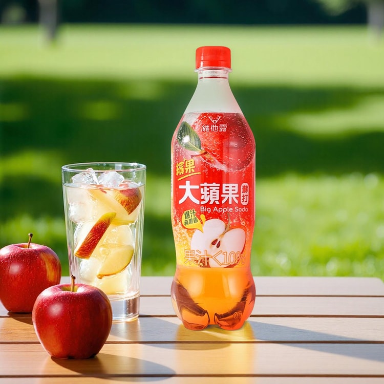 VITALON Big Apple Soda - 10% Juice, 20.62fl oz - Yami.com