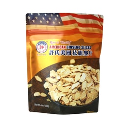 HSU'S Cultivated American Wisconsin Ginseng Mixed Medium-Small Slices 4oz in bag