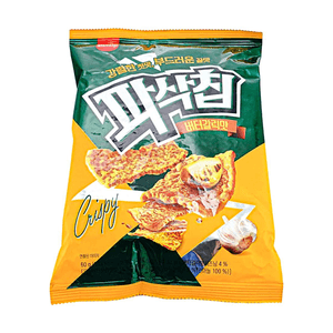 Pop Chip Butter Garlic Flavor 2.1 oz Crispy Puffed Grain Snack
