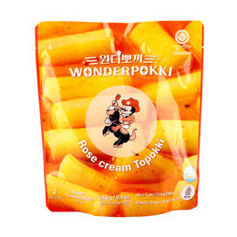 Wonderpokki Rose Cream Spicy Topokki,8.4 oz 