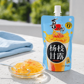 喜之郎 果冻爽企鹅包杨枝甘露味 150g【0脂肪】【十足纤果】