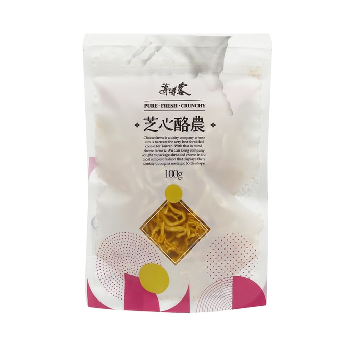 [台湾直邮] 海涛客 唐辛子素辣乳酪丝 100g