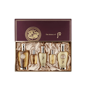 【香港直邮】 韩国 THE HISTORY OF WHOO后 天气丹男士君花献套装5件套 滋养修护 强韧屏障 焕活年轻