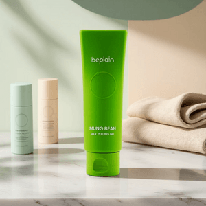 Mung Bean Milk Peeling Gel, Face Wash, 4.05 fl oz. - Gentle Exfoliator | Vegan & Clinically Validated