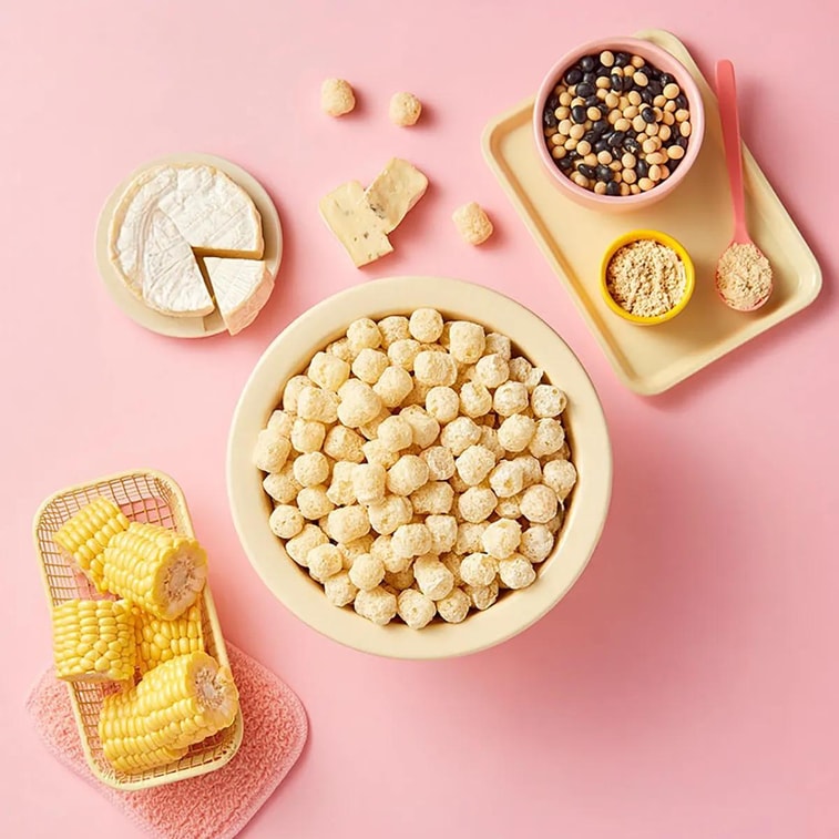 콘볼, 더블 치즈, 0.88 oz *2【2팩】【무첨가 아기 간식】 6