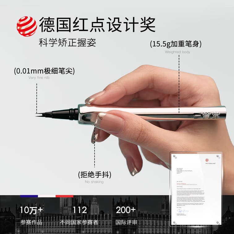 산지탕 투 프롱 아이브로우 펜슬, 방수, 땀 방지, 오래 지속, 또렷하고 섬세한 자연스러운 눈썹과 언더래쉬 연출, 03 소프트 그레이-블랙 [린윈 초이스] 5