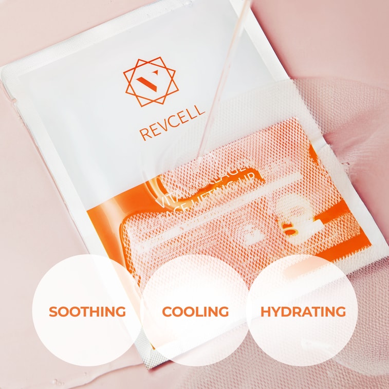 Revcell Vita Collagen Full Face Lifting Mask / 5sheets / 95g / White 5