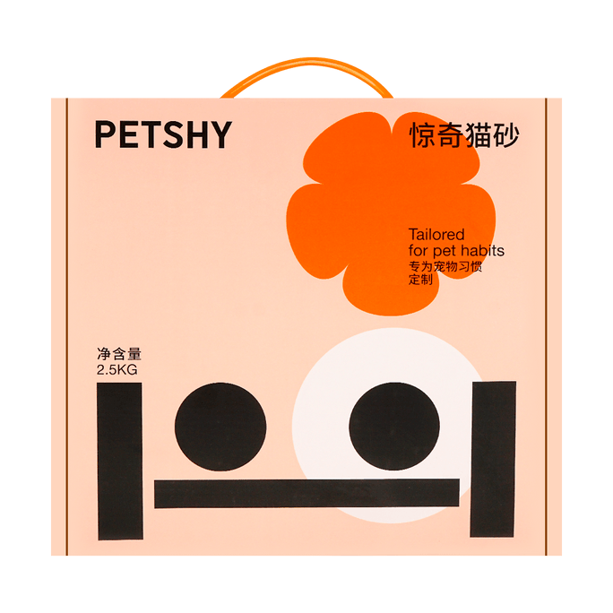 PETSHY百宠千爱 惊奇猫砂原味混合 豆腐混合砂 2.5kg