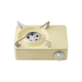 TWINKLE Mini Camping Stove Burner Outdoor Single Burner Camp Stove with Carrying Case Lemon 【Normal 8oz Size Butane Fuel Canisters】