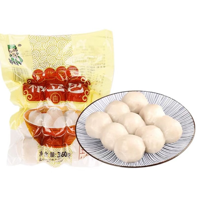 White Glutinous Rice Sticky Bean Bun 360g*1bag 9 Of Them