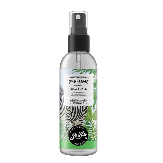 Laundry Scent Spray Hot Pot Bathroom Deodoriser Zebra Forest 100ml/bottle