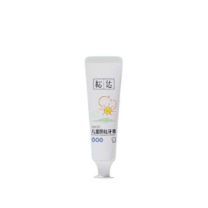 【中国直邮】 松达 儿童含氟牙膏 益生菌3-6-12岁以上宝宝防蛀牙龋齿膏50g/支 蓝莓味