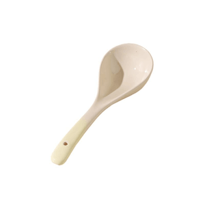 Household Soup Spoon, Exquisite Ceramic Long Handle, Truffle White, 7.9*24.2cm*1 Piece