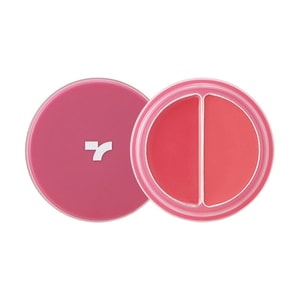 韩国TONYMOLY魔法森林 唇颊两用腮红膏唇膏 一半丝绒哑光+一半水光两色 维生素&肽  附赠硅胶刷 4.8g #02 Pink Core 微光粉 冷调