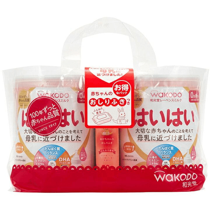 【日本直邮】 日本 アサヒグループ食品 和光堂 レーベンスミルクはいはい [产品名称] 和光堂婴儿配方奶粉,810克×2 [内容和单位]