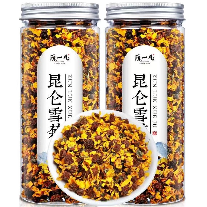 [중국 직배송] 천이판 쿤룬 설국화차, 50g x 2캔