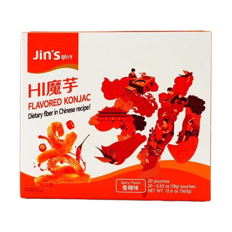 华文食品 劲仔 Hi魔芋 香辣味 18g*20 3