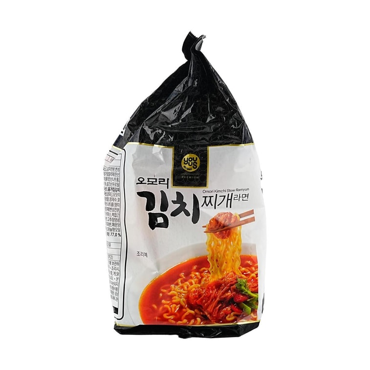 Omori Kimchi Stew Ramyun - Korean Style Instant Noodles , 5.64 oz* 4 Packs 【Popular Products from GS25 】 10