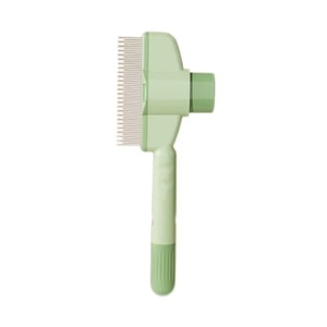 宠物排毛梳 开结 去浮毛 自洁梳 排梳 猫狗除毛神器 -绿色 1个