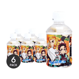 日本DYDO达亦多x鬼灭之刃联名 无糖橘子水 280ml *6【6份超值装】【0糖0脂0卡】【清爽柑橘香气】