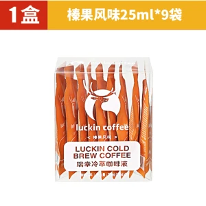 럭킨 커피 콜드브루 에스프레소 액상, 헤이즐넛 맛, 9개입, 225ml