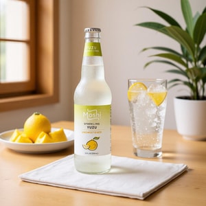Yuzu Soda Unsweetened Sparkling Water ,12 fl oz【0 Sugar 0 Calories 0 Fat】