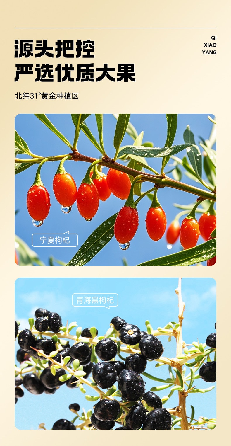 【中国直邮】 宁安堡 宁夏枸杞原浆礼盒 红黑原汁 宁夏鲜榨红枸杞汁 大容量包含整月营养 420ml*1盒(红原浆7袋+黑原浆7袋)