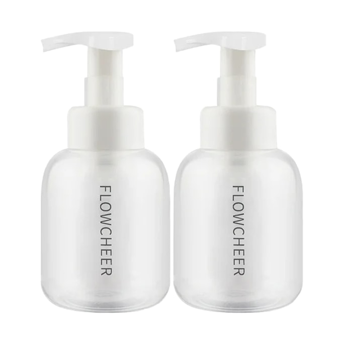 Flowcheer Foaming Soap Dispenser Plastic Jar 2 Pcs