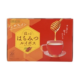 日本NITTOH日东红茶 蜂蜜路易波士茶包 20包入 36g