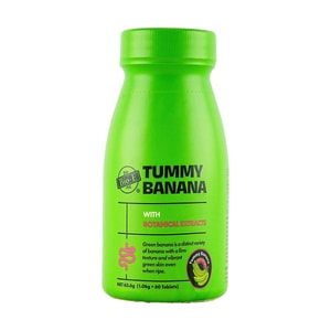 Tummy Banana Tablets, 60tablets - Gentle Gut Support | No Laxatives, Hormone-Free​