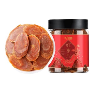 Changbai Mountain Red Ginseng Slices Red Ginseng Soaking Wine Korean Ginseng Slices Ginseng Slices 25g
